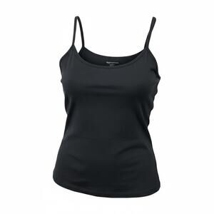 Amazon Basics Women’s Black Cami Tank Top Size Medium Adjustable Straps